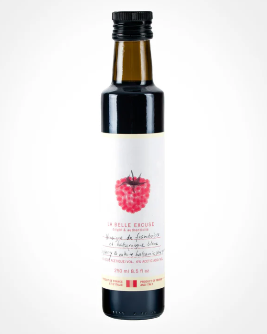 Vinaigre de framboise & balsamique blanc