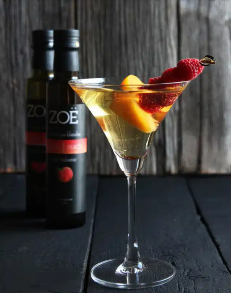 Vinaigre balsamique blanc Zoe infusé à la framboise