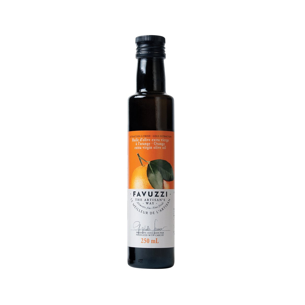 Huile d'olive extra vierge à l'orange