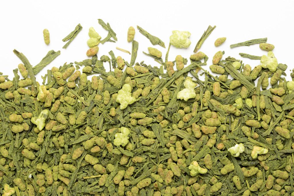 Thé vert-Genmaicha sencha et matcha