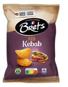 Chips ondulées au Kebab