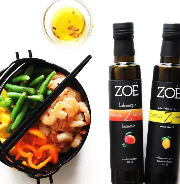 Vinaigre balsamique blanc Zoe infusé à la mangue