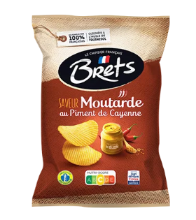 Chips ondulées à la Moutarde et Cayenne