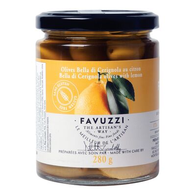 Olives Bella di Cerignola au citron