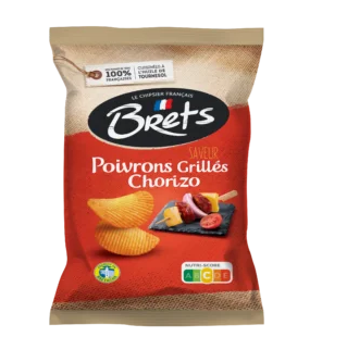 Chips ondulées au Poivrons Grillés Chorizo