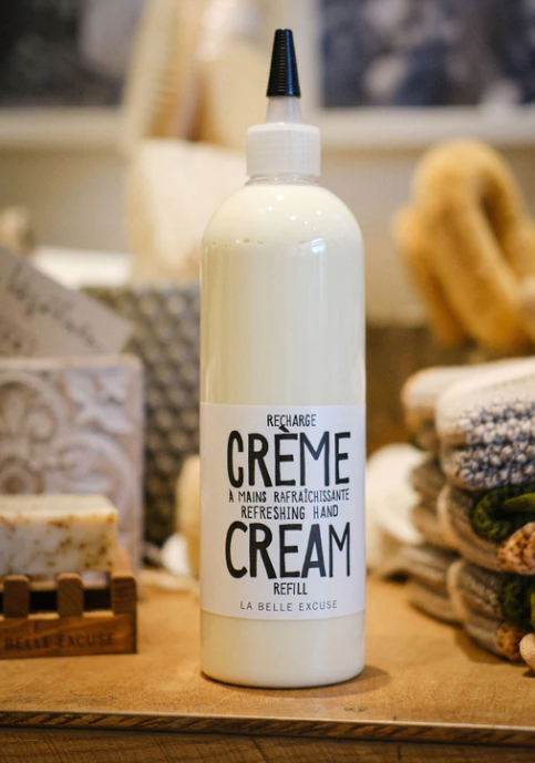 Recharge de crème à mains rafraîchissante