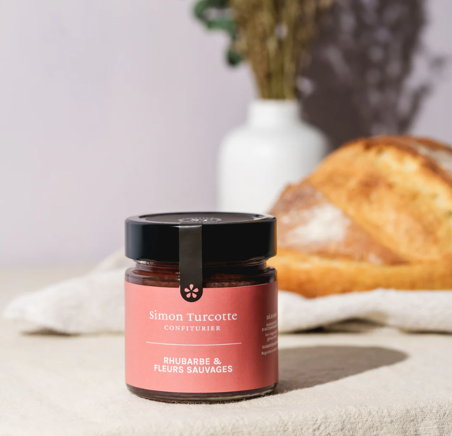Confiture Rhubarbe et fleurs sauvages