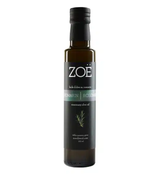 Huile d'olive Zoe infusée au romarin