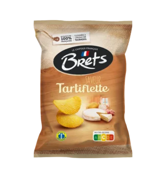 Chips ondulées à la Tartiflette