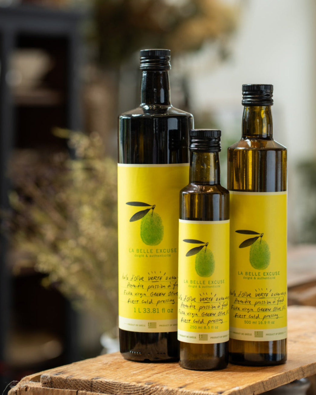 Huile d'olive verte extra vierge